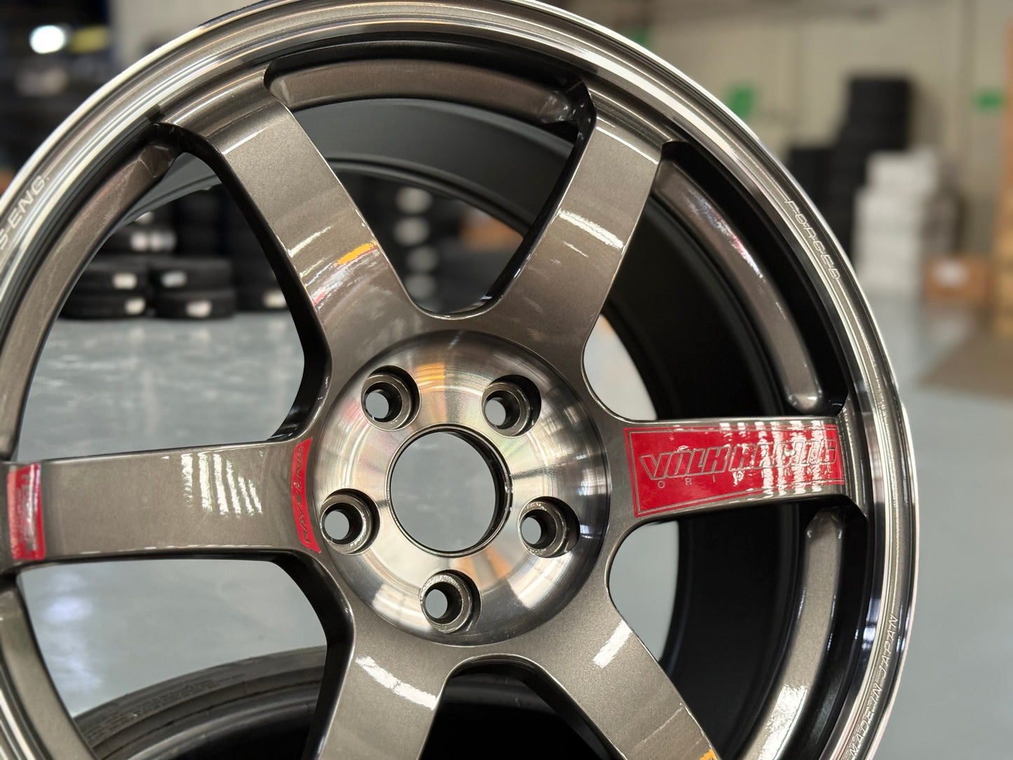 New 18X8.5 ET42 Rays Volk Racing TE37 SL Saga Rim (4 wheel) 5X112