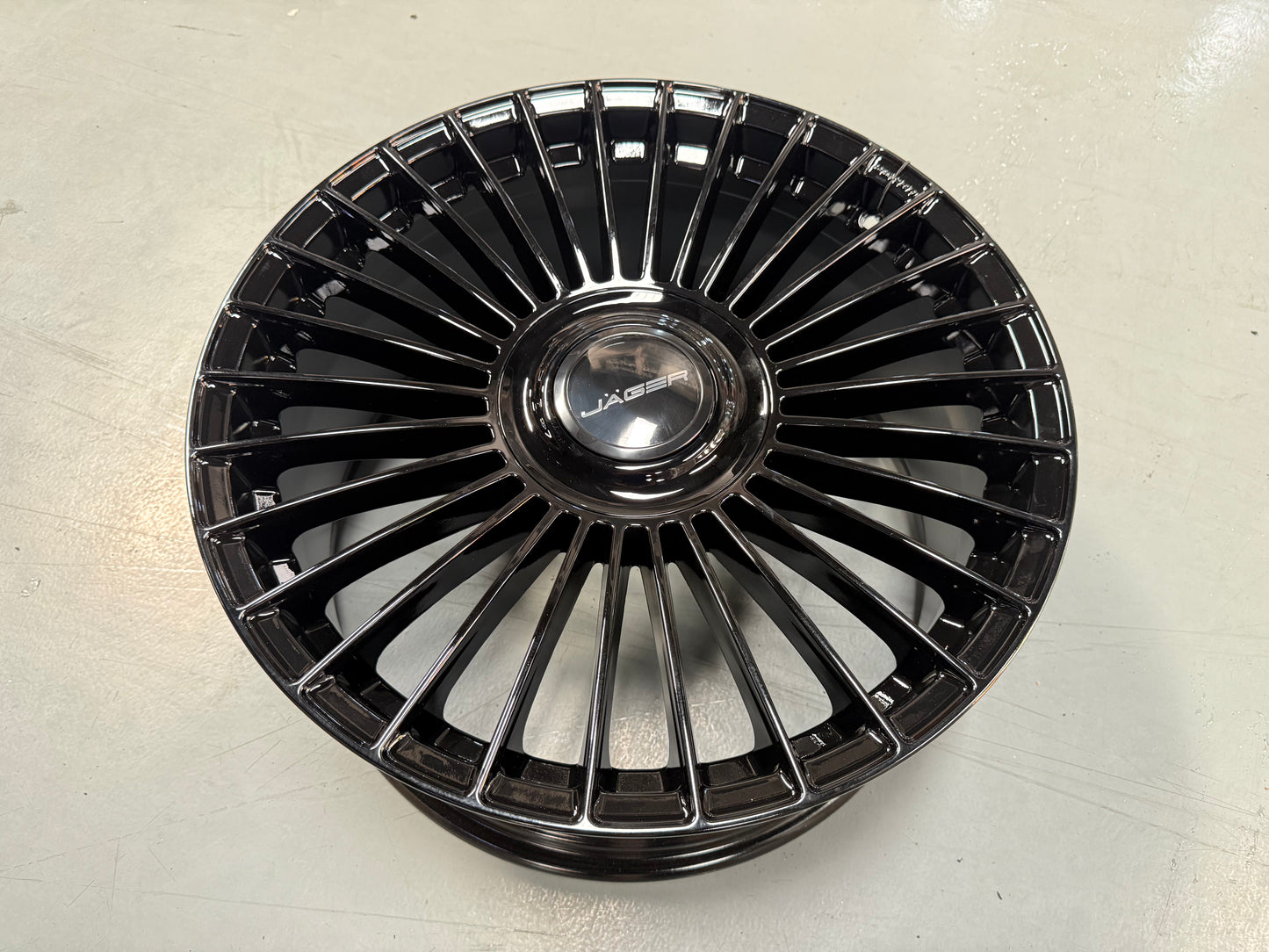 New 20x9 ET35 Lenso Crown (4 wheel) 5x120 Black