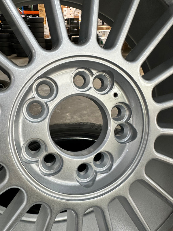 New 18x8.5J ET13 18x9.5J ET20 (4 wheels) Alpina Mercedes Gloss Metallic Silver 5X112