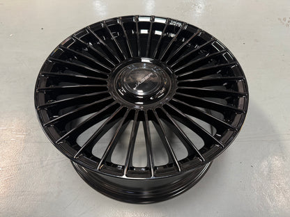 New 20x9 ET35 Lenso Crown (4 wheel) 5x120 Black