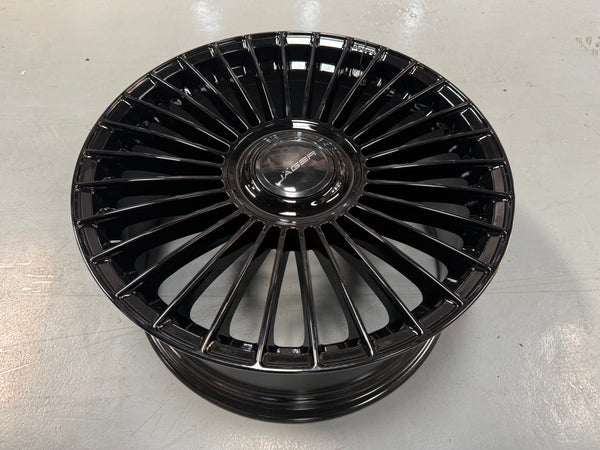 New 20x9 ET35 Lenso Crown (4 wheel) 5x120 Black