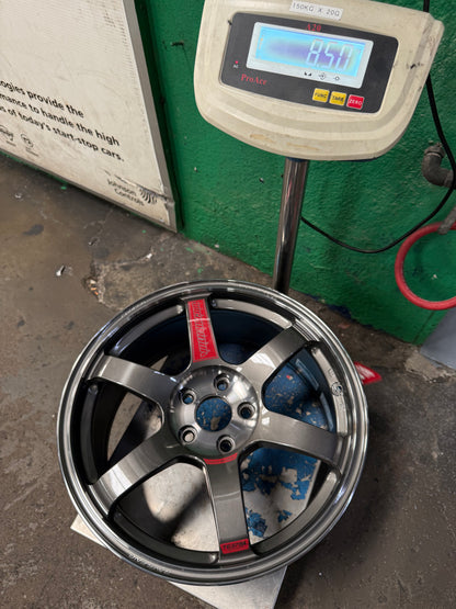 New 18X8.5 ET42 Rays Volk Racing TE37 SL Saga Rim (4 wheel) 5X112