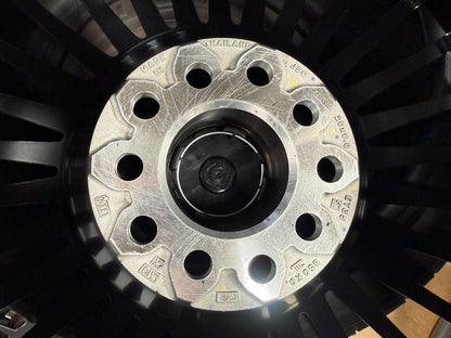 New 20x9 ET35 Lenso Crown (4 wheel) 5x120 Black