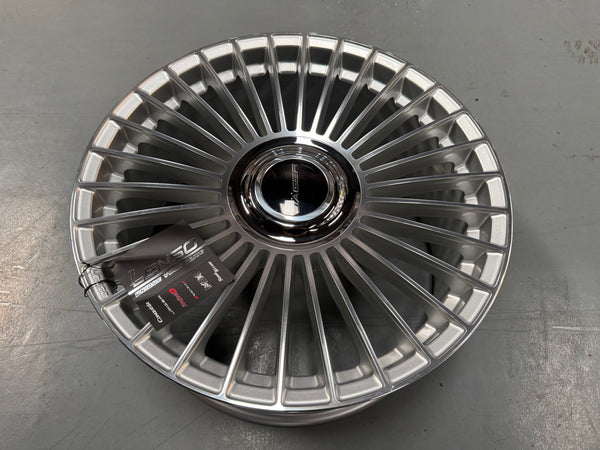 New 20x9 ET35 Lenso Crown (4 wheel) 5x120 Silver