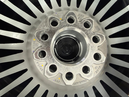 New 20x9 ET35 Lenso Crown (4 wheel) 5x108 Silver