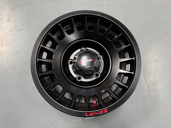 New 15x7.5 ET-6 Lenso Venom 10 (5 wheel) 5x139.7 Black