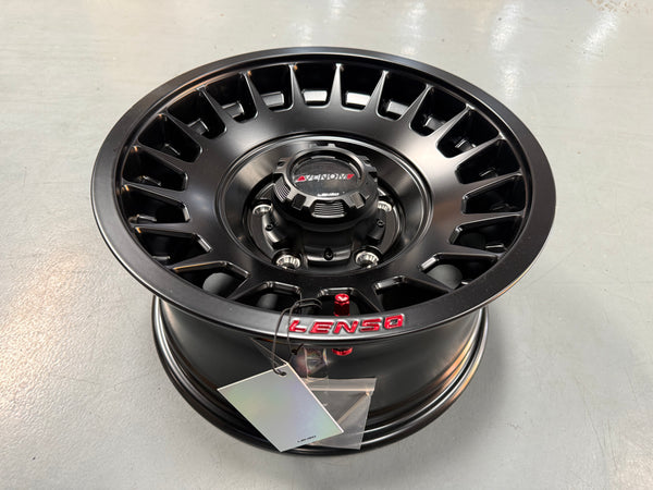 New 15x7.5 ET-6 Lenso Venom 10 (5 wheel) 5x139.7 Black