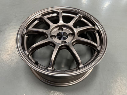 New 17X7 ET38 Enkei PF09 Rim (4 wheel) DARK SILVER 4X100