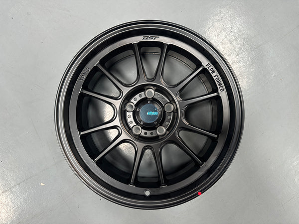 New 17x8 ET35 Konig Hypergram (4 wheel) 5x114.3 Black