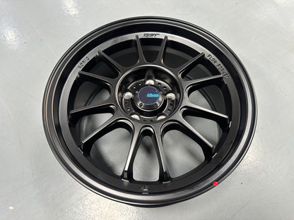 New 17x8 ET35 Konig Hypergram (4 wheel) 5x114.3 Black