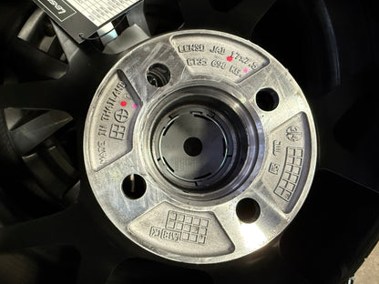 New 17X7.5J ET35 Lenso Jager Dyna Rim (4 wheel) Hyper Dark 4X100