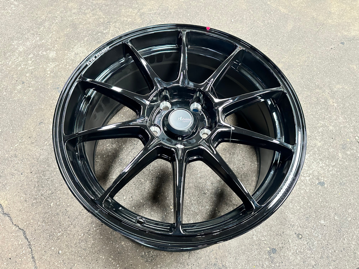 New 17X8 ET40 Advanti Aria Rim (4 wheel) Black 5X114.3