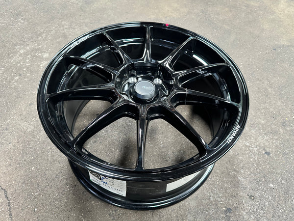 New 17X8 ET40 Advanti Aria Rim (4 wheel) Black 5X114.3