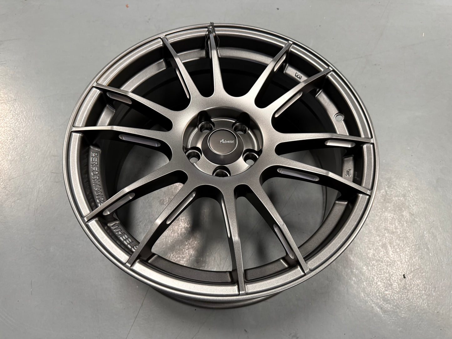 NEW 17X7.5 ET42 Advanti Mercury VI Rim (4 Wheels) Flat Gunmetal 5X100