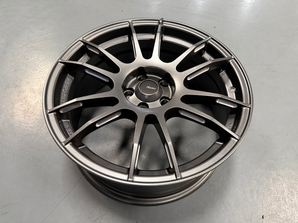 NEW 17X7.5 ET42 Advanti Mercury VI Rim (4 Wheels) Flat Gunmetal 5X100