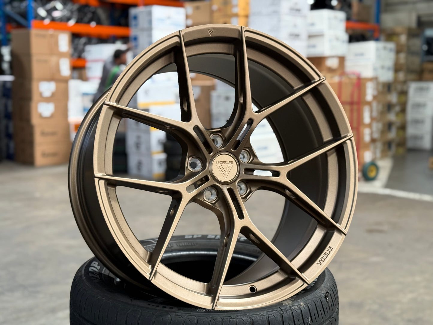 [Bundle] 20x8.5 ET30 Vogue Wheel F26 (2 wheel) 5x112 Bronze