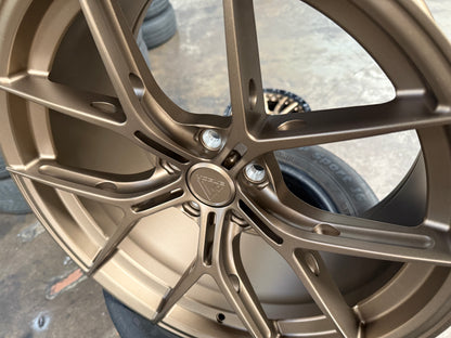 New 20x8.5 ET30 20x10 ET40 Vogue Wheel FF26 (4 wheel) 5x114.3 Bronze