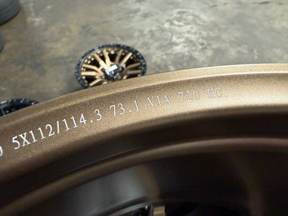 New 20x8.5 ET30 20x10 ET40 Vogue Wheel FF26 (4 wheel) 5x114.3 Bronze