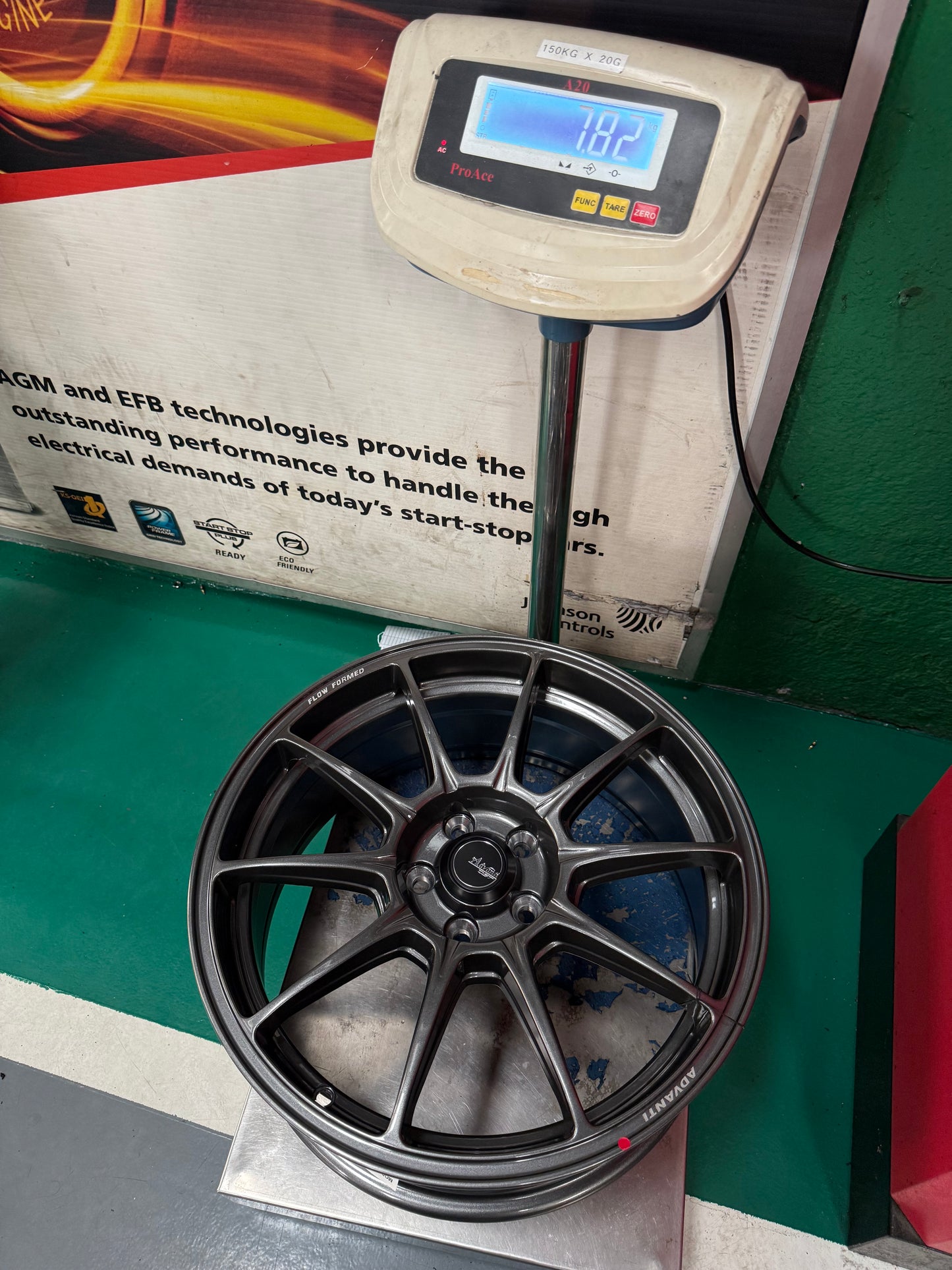 NEW 17X7.5 ET42 Advanti Aria Rim (4 Wheels) Gloss Gunmetal 5X100