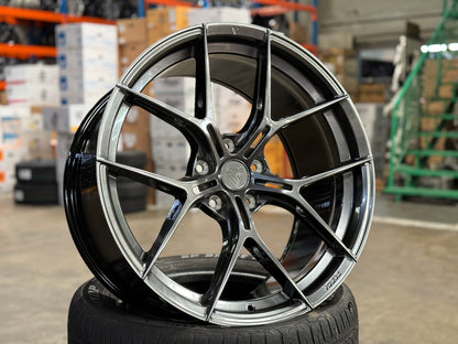 New 20x8.5 ET35 20x10 ET40 Vogue Wheel FF26 (4 wheel) 5x120 Hyper Dark