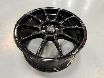 NEW 17X7.5 ET42 Advanti Aria Rim (4 Wheels) Gloss Black 5X100