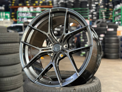 New 20x8.5 ET35 20x10 ET40 Vogue Wheel FF26 (4 wheel) 5x120 Hyper Dark