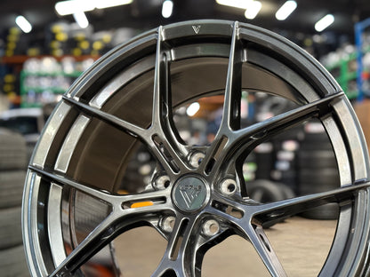 New 20x8.5 ET35 20x10 ET40 Vogue Wheel FF26 (4 wheel) 5x120 Hyper Dark