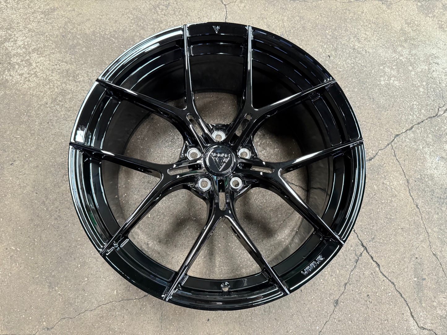 New 20x8.5 ET30 20x10 ET40 Vogue Wheel F26 (4 wheel) 5x114.3 Gloss Black