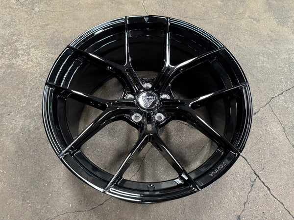 New 20x8.5 ET30 20x10 ET40 Vogue Wheel F26 (4 wheel) 5x112 Black