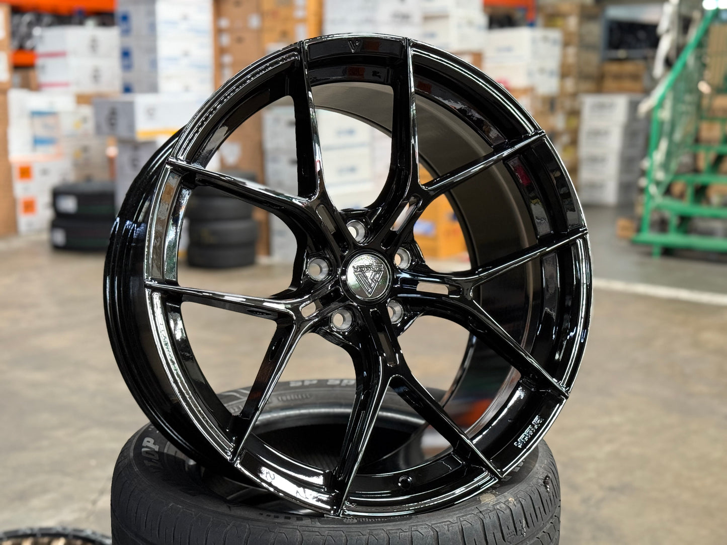 [Bundle] 20x10 ET40 Vogue Wheel F26 (2 wheel) 5x112 Black