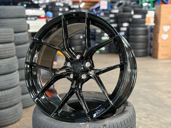 New 20x8.5 ET30 20x10 ET40 Vogue Wheel F26 (4 wheel) 5x114.3 Gloss Black