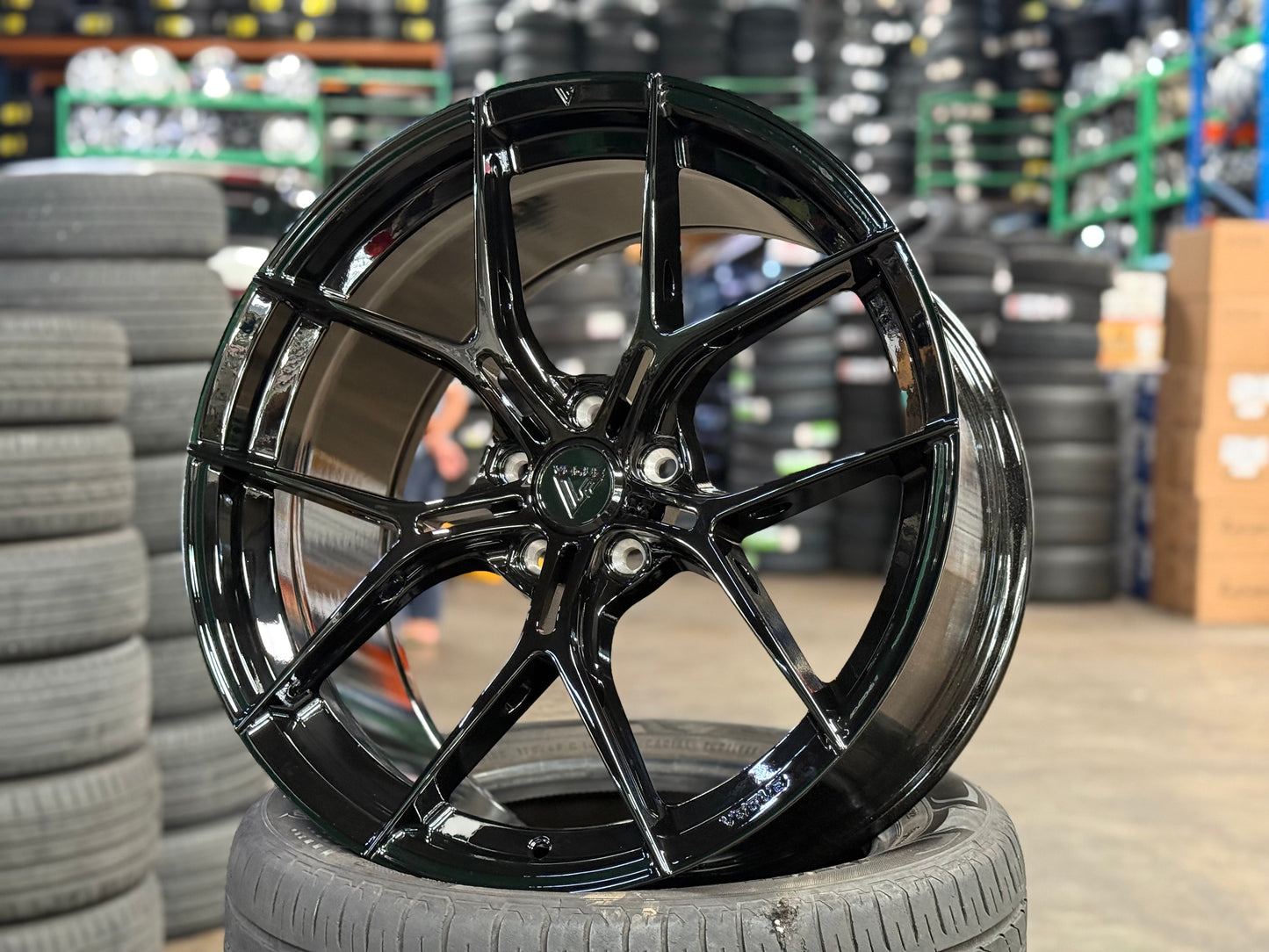 New 20x8.5 ET30 20x10 ET40 Vogue Wheel F26 (4 wheel) 5x114.3 Gloss Black