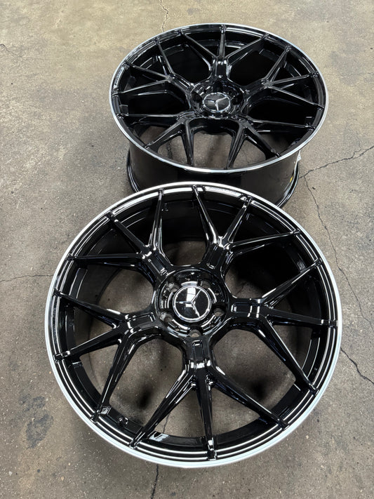 New 20x8.5 ET35 20x9.5 ET35 Mercedes AMG GT (4 wheel) 5x112 Gloss Black