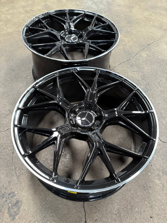 New 20x8.5 ET35 20x9.5 ET35 Mercedes AMG GT (4 wheel) 5x112 Gloss Black