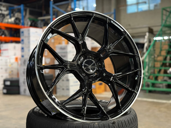 New 20x8.5 ET35 20x9.5 ET35 Mercedes AMG GT (4 wheel) 5x112 Gloss Black