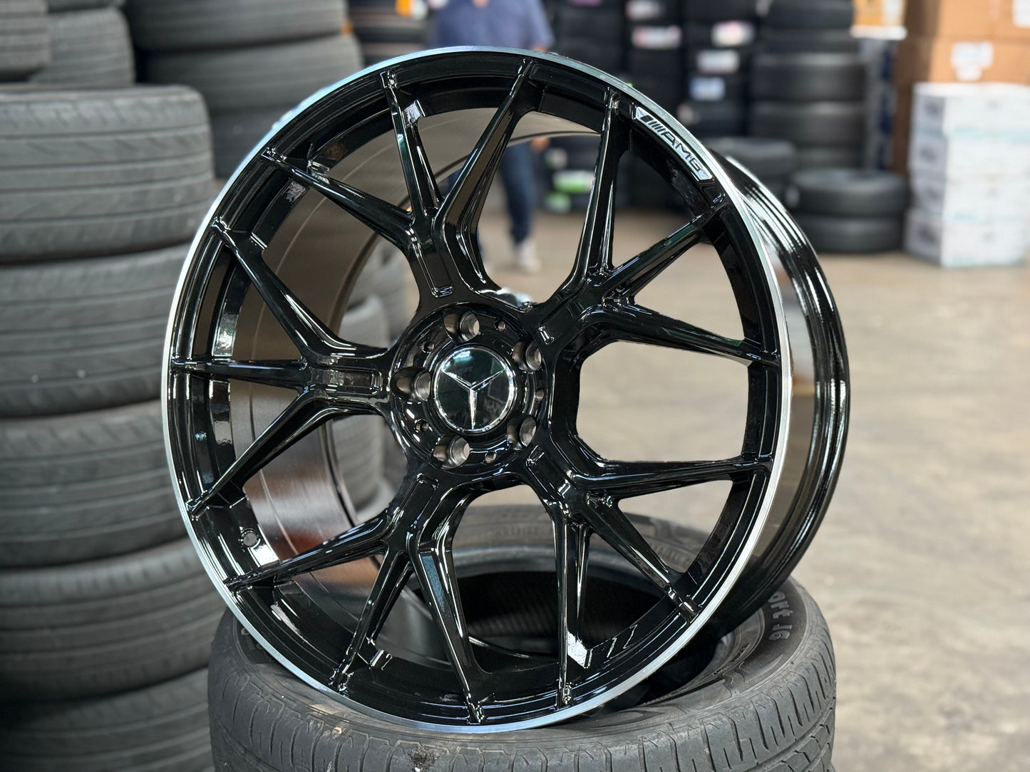 New 20x8.5 ET35 20x9.5 ET35 Mercedes AMG GT (4 wheel) 5x112 Gloss Black