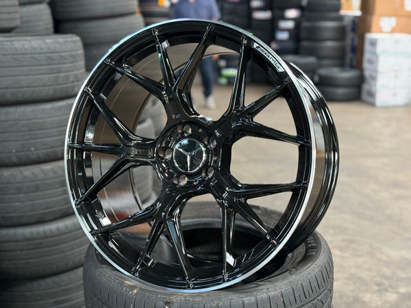 New 20x8.5 ET35 20x9.5 ET35 Mercedes AMG GT (4 wheel) 5x112 Gloss Black