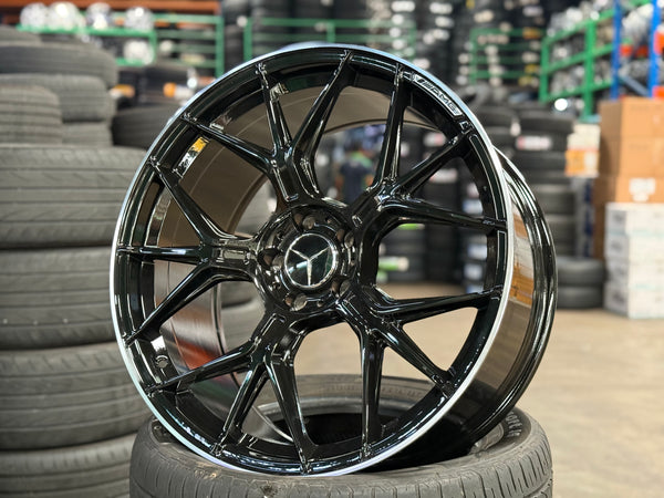 New 20x8.5 ET35 20x9.5 ET35 Mercedes AMG GT (4 wheel) 5x112 Gloss Black