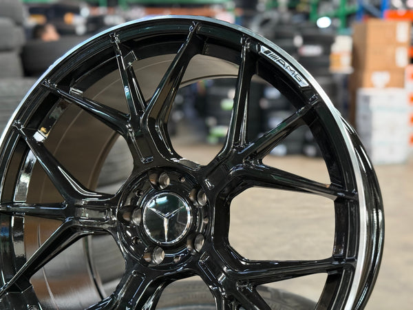 New 20x8.5 ET35 20x9.5 ET35 Mercedes AMG GT (4 wheel) 5x112 Gloss Black