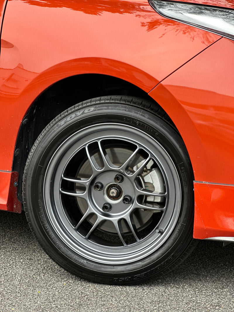 New 16X7 ET43 Enkei Racing RPF1 JAPAN Rim (4 wheel) Gloss Gunmetal 4X100