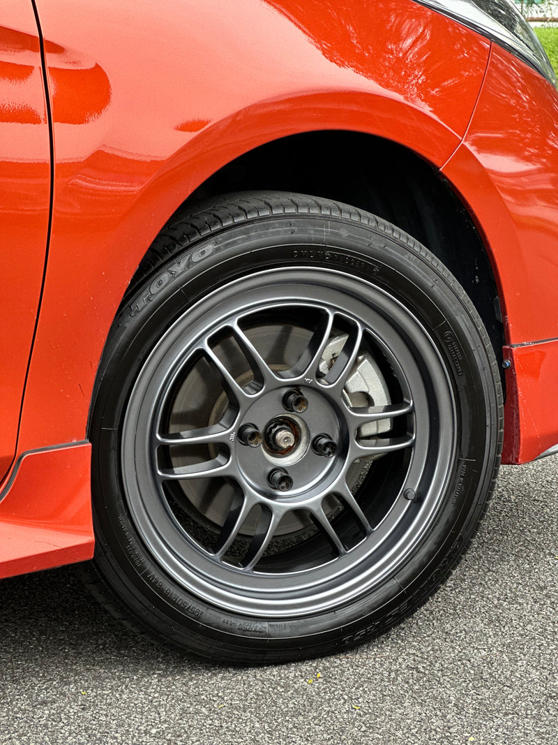 New 16X7 ET43 Enkei Racing RPF1 JAPAN Rim (4 wheel) Gloss Gunmetal 4X100