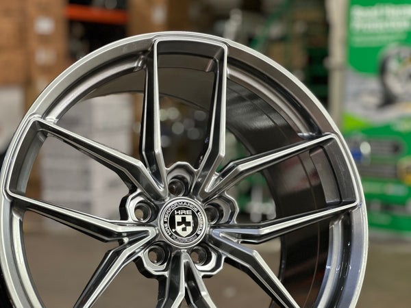 New 20x9 ET25 20x10 ET35 HRE FF21 (4 wheel) 5x112 Liquid Metal