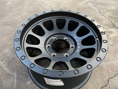 New 16X8.5J ET0 Lenso Zeus 3 Rim (4 wheel) Matte Black 6X139.7