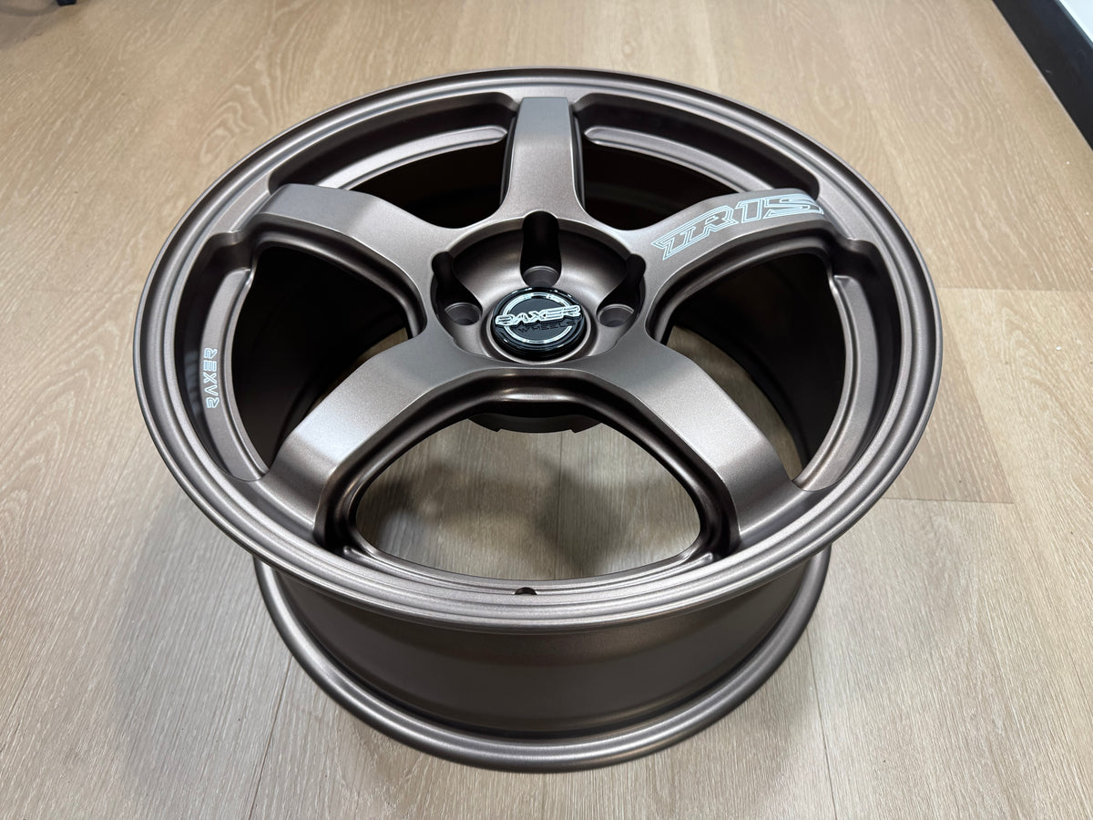 New 17X8 ET33 Raxer TR1S Rim (4 wheel) Matt Bronze 5X114.3