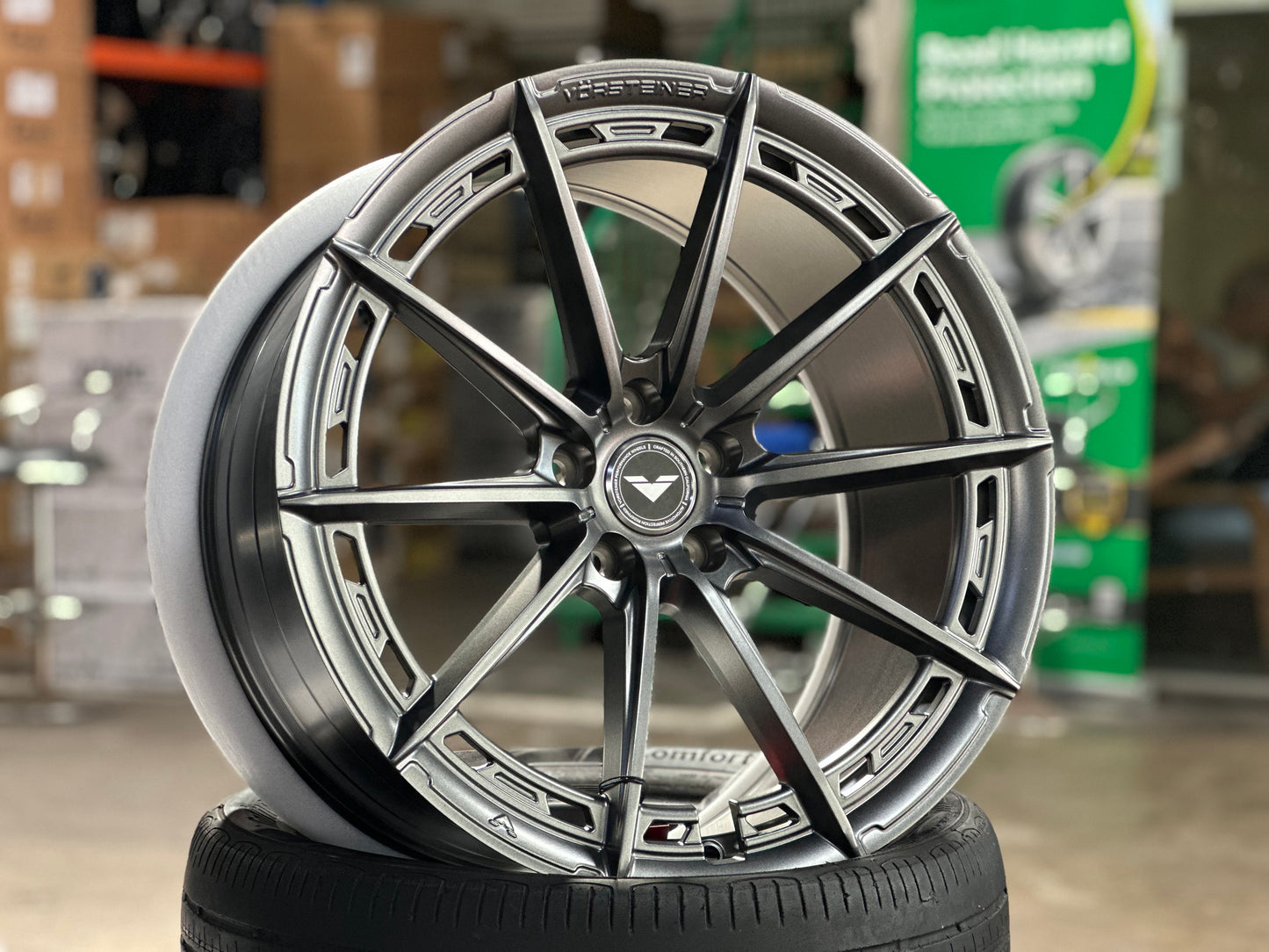 New 20x9 ET25 20x10 ET35 Vorsteiner VFX001 (4 wheel) 5x112 Carbon Graphite
