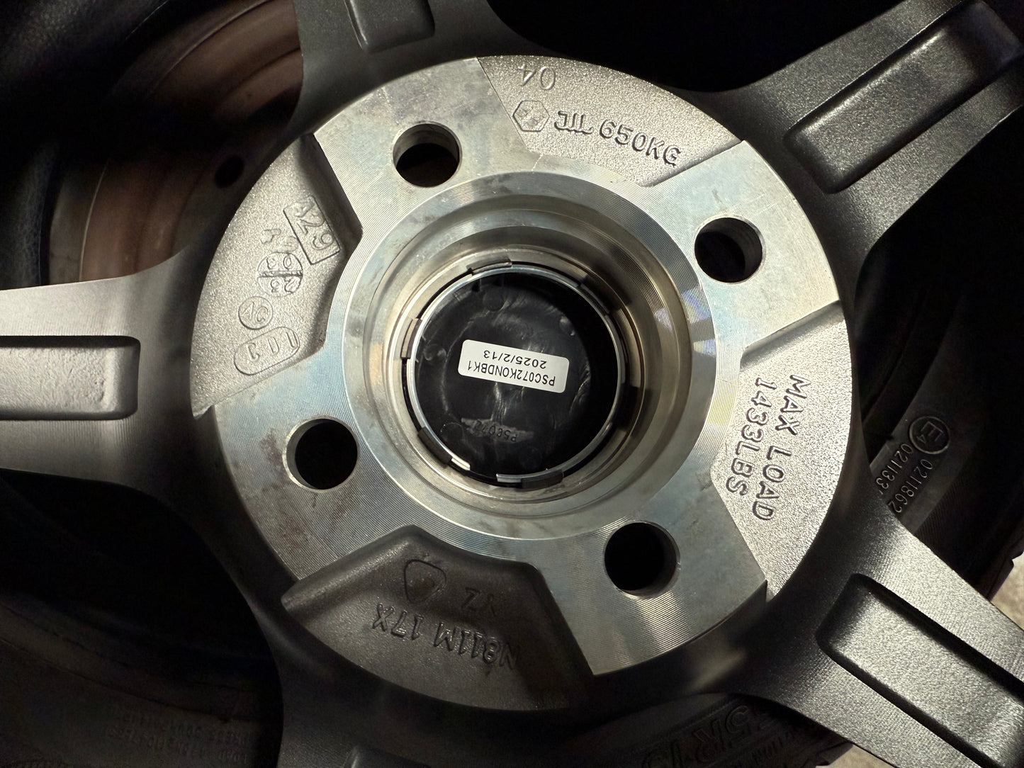 New 17X8 ET40 Konig Hyperspec Rim (4 wheel) Gunmetal Polished Lip 4X100