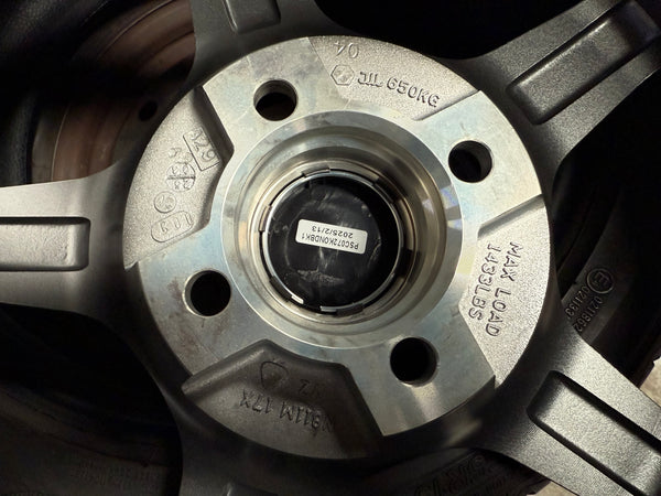 New 17X8 ET40 Konig Hyperspec Rim (4 wheel) Gunmetal Polished Lip 4X100