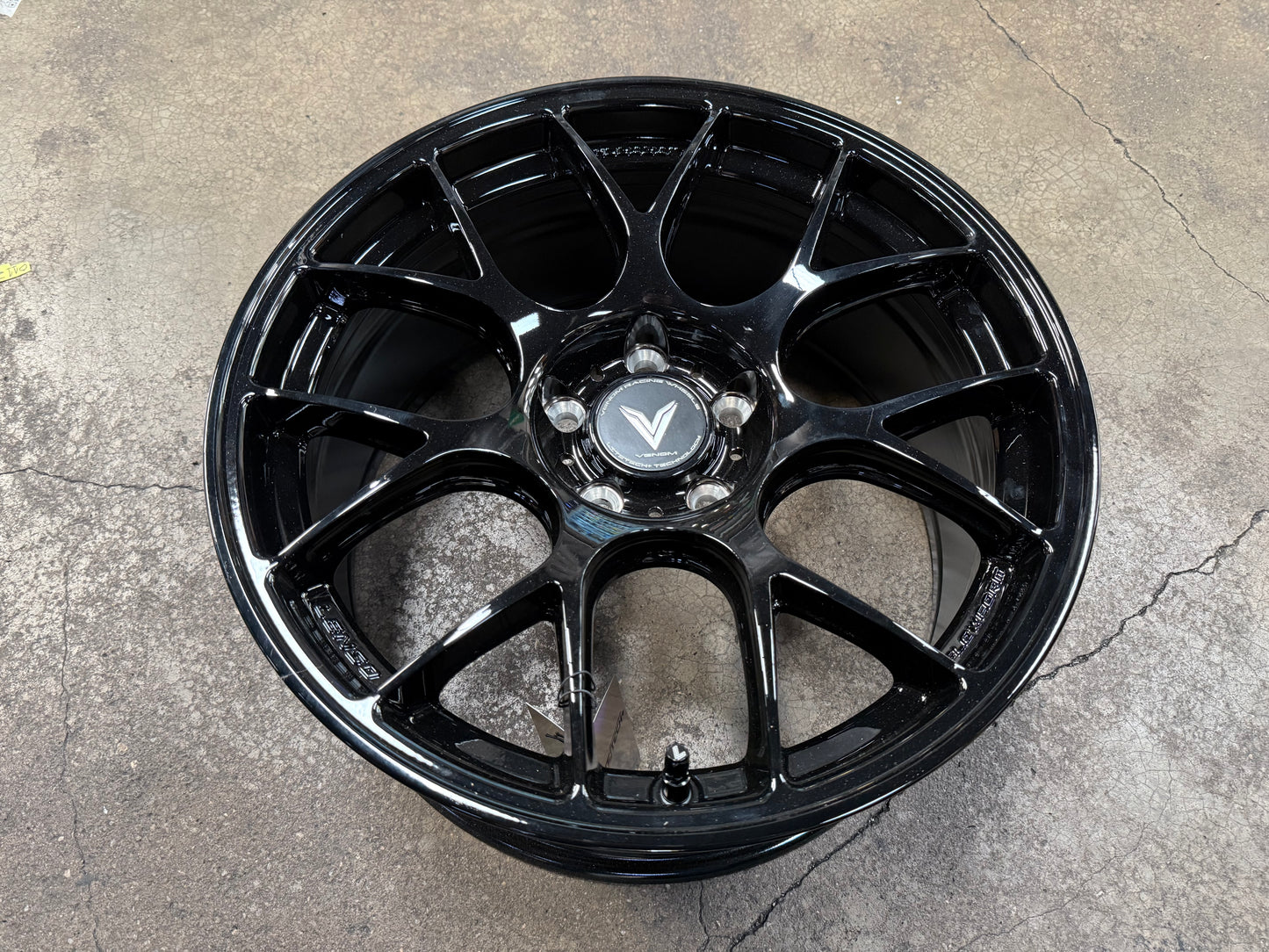 New 18x8.5 ET35 Lenso Jager Eurospeed Rim (4 wheel) Black 5x114.3