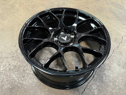 New 18x8.5 ET35 Lenso Jager Eurospeed Rim (4 wheel) Black 5x114.3