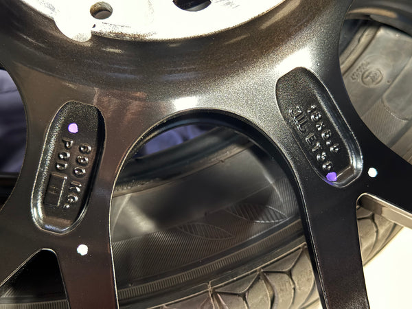 New 18x8.5 ET35 Lenso Jager Eurospeed Rim (4 wheel) Black 5x114.3